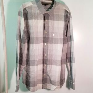 NWT Men's Express Button Down Dress Shirt Large